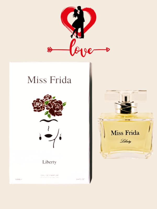 Miss Frida Liberty parfüm kutusu ve şişesi
